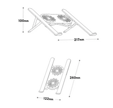 Carregar imagem no visualizador da galeria, Wind Base - Suporte ergonômico para notebook com Cooler
